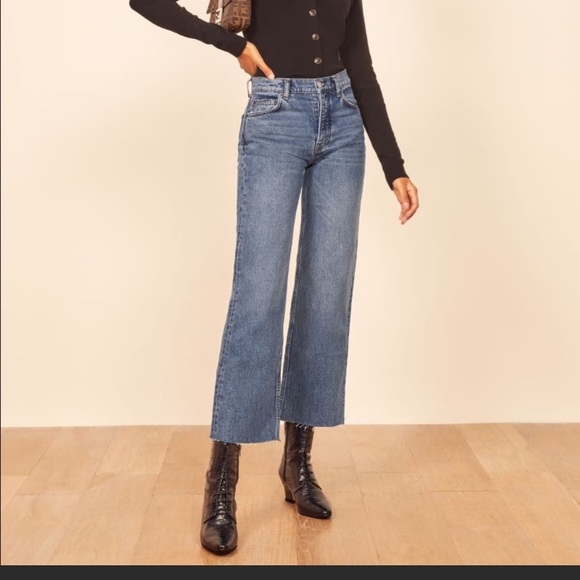 NWT Reformation jeans fawcett Sz 26 high - Picture 1 of 14
